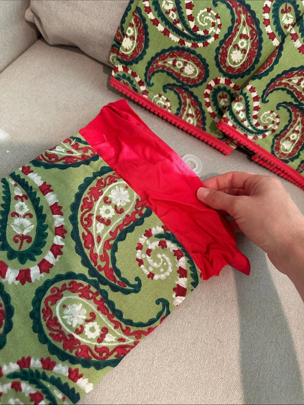 Better Homes And Gardens festive paisley